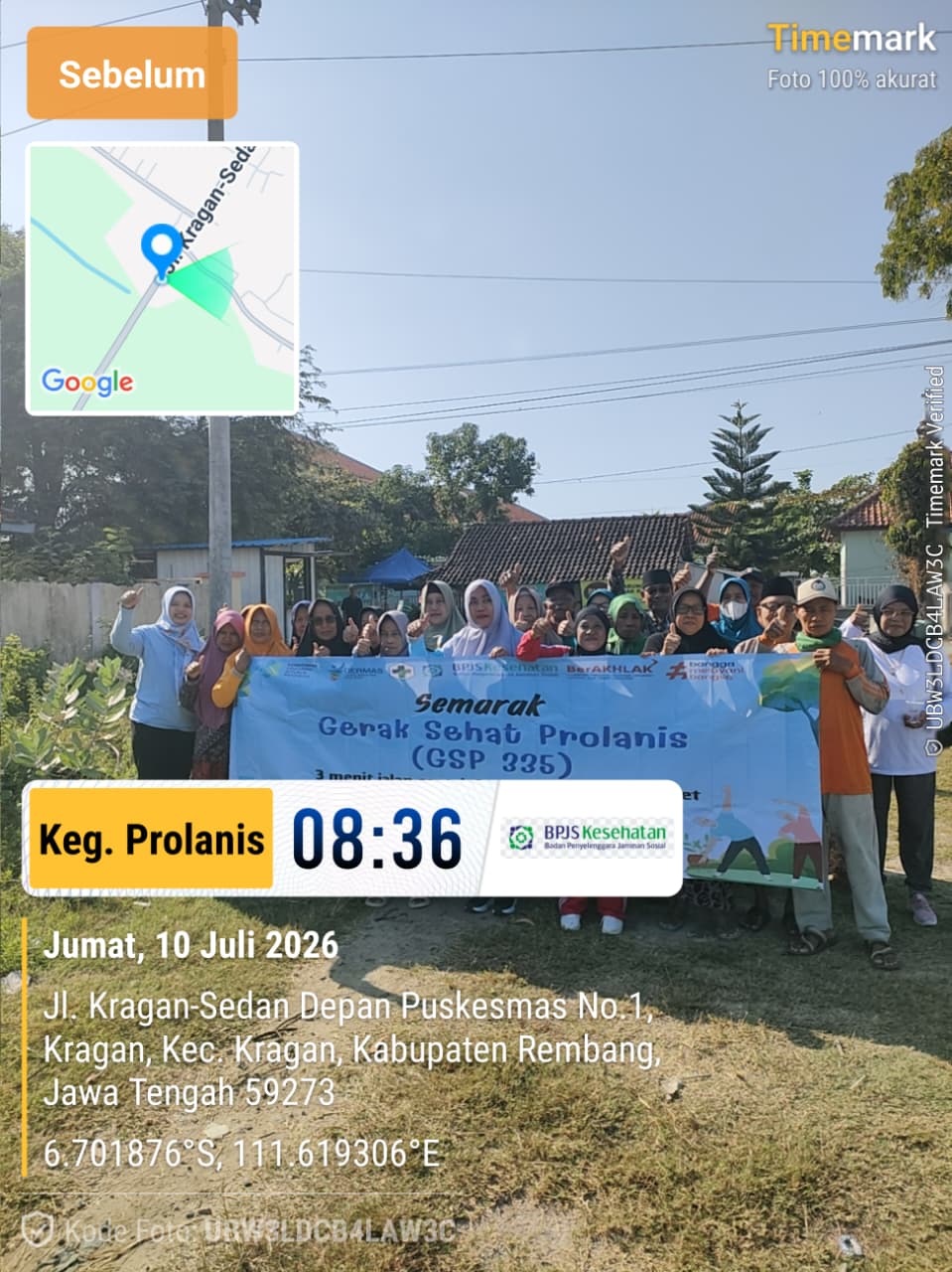 Semarak Gerak Sehat Prolanis Puskesmas Kragan 1